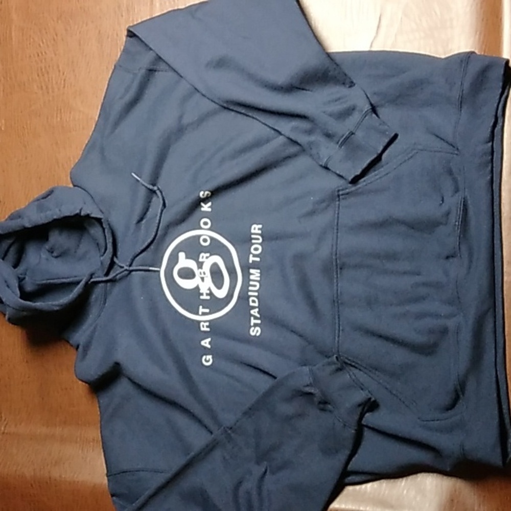 Garth Brooks Stadium Tour Navy Blue Hoodie Sweatshirt Size 3X  NEW